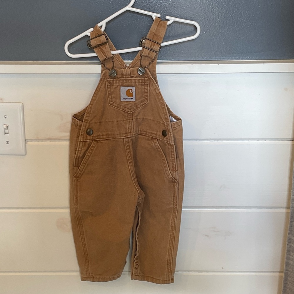 Carhartt Kids Tan Overalls